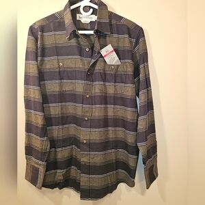 WindRiver Men's Green Plaid Shirt